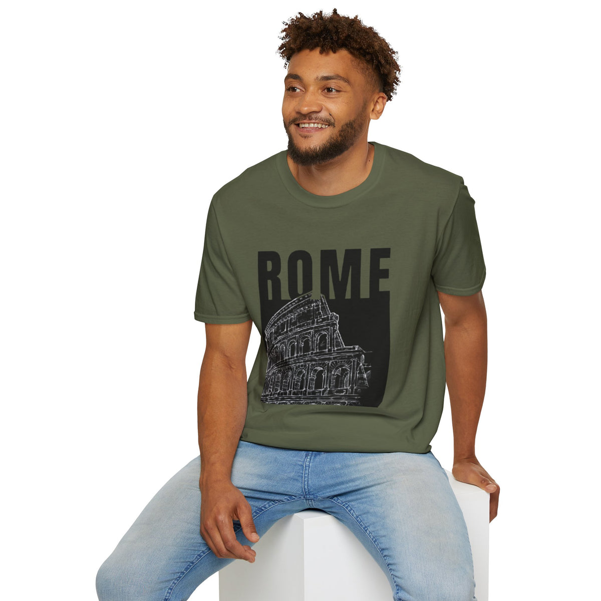 ROME Colosseum T-Shirt | Vintage Rome Travel Graphic Tee | Unisex